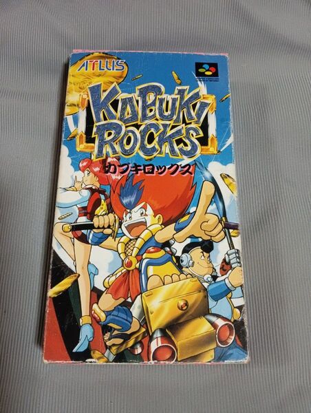 【SFC】 カブキロックス 箱説付き スーパーファミコン アトラス