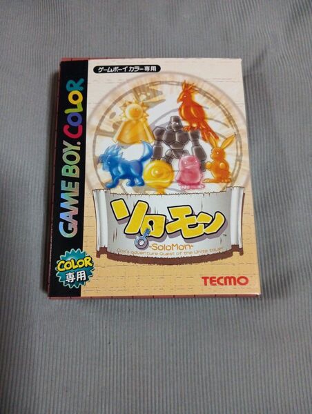 【GB】 ソロモン 箱説付き テクモ ゲームボーイカラー