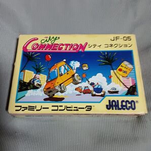 【FC】 シティコネクション 箱説付き ジャレコ ファミコン