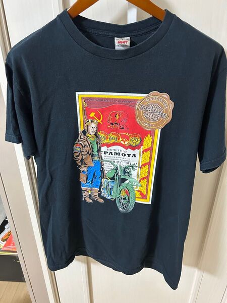 ハーレーダビッドソン Harley davidson Tシャツ ヴィンテージ 半袖 ロシア