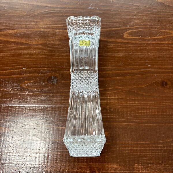 KAMEI CRYSTAL クリスタル花瓶 フラワーベース 花瓶 フラワーベース クリスタル クリスタルガラス