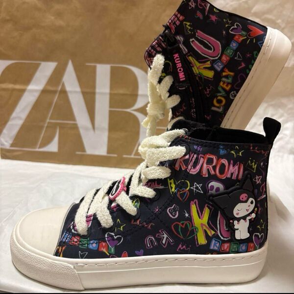 ZARA KIDS サンリオ クロミ ハイカットスニーカー 31 19.5cm