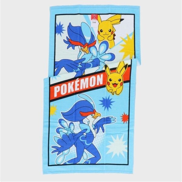 ポケモンバスタオル■ピカチュウ×ウェーニバル■綿100%60×120㎝新品タグ付