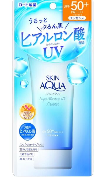 スキンアクア(SKIN AQUA) スーパーモイスチャーエッセンス 日焼け止め SPF50+ PA++++ 80g