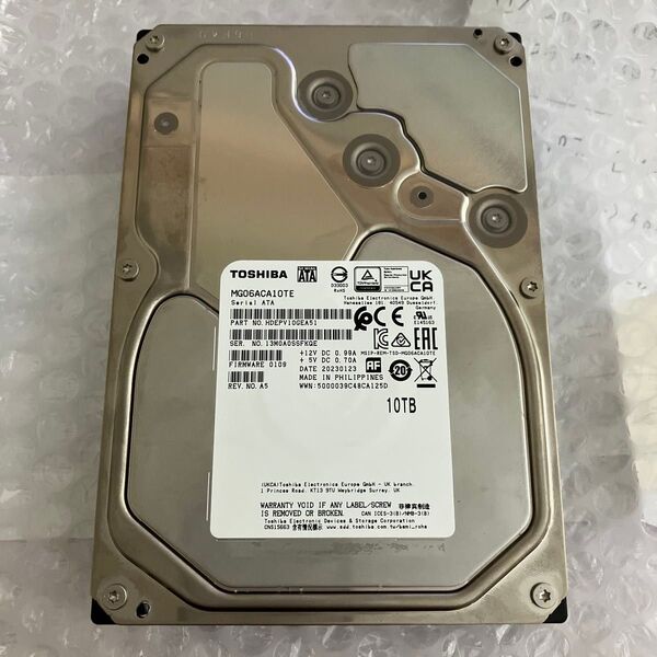 TOSHIBA HDD MG06ACA10TE 10TB