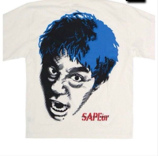 SAPEur BLUE HEAD HAMADA L/S TEE WHITE M