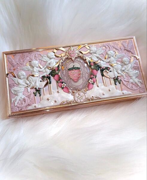 フラワーノーズ ストロベリーキューピッド コレクションメイクアップパレット02ストロベリーカシス(草莓黑加侖)