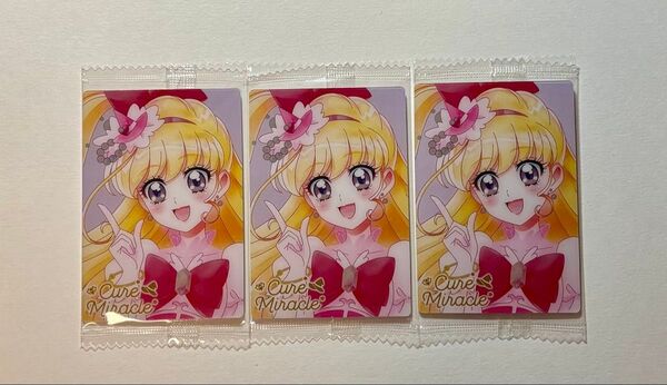 プリキュア ウエハース 11弾 ミラクル HR キュアミラクル 朝比奈みらい まほプリ 魔法つかいプリキュア ニャミー リリアン