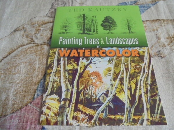 洋書Painting Trees and Landscapes 水彩で描く樹木 風景 種類 表情 風の有無 バランス 構成