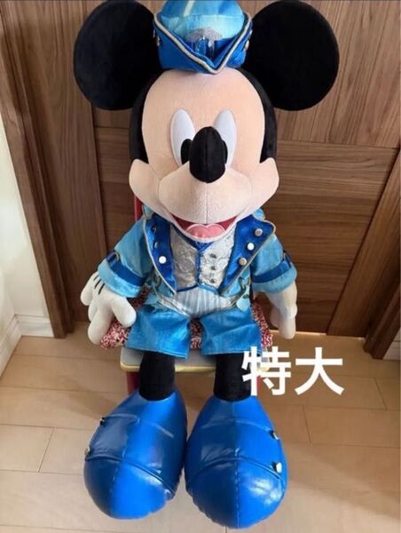 Disney ミッキーマウス ぬいぐるみ ディズニーシー 15周年 特大 ミッキー