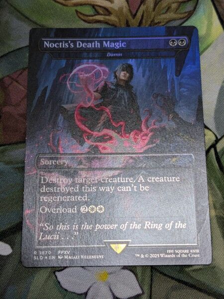 MTG 滅ぼし/ノクティスの魔法「デス」 英語版 FOIL ファイナルファンタジー