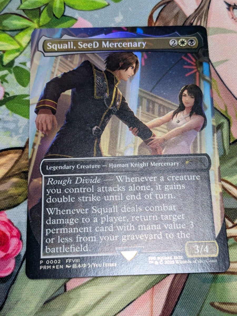 ショーダウン優勝foil SeeDの傭兵、スコール 1枚 MTG SeeDの傭兵 スコール プロモカード FOIL ファイナル