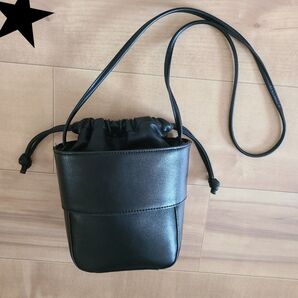 TOPKAPI ショルダーバッグ バッグ ブラック 黒 ポシェット ミニ 斜め掛け