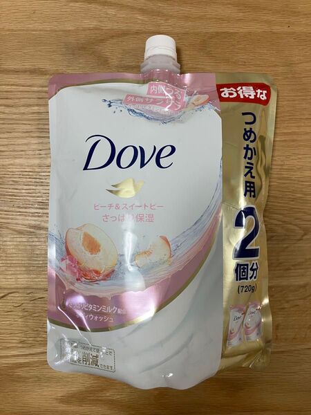 Dove ダヴ ボディウォッシュ ピーチ&スイートピー 詰め替え用 詰替 ボディソープ