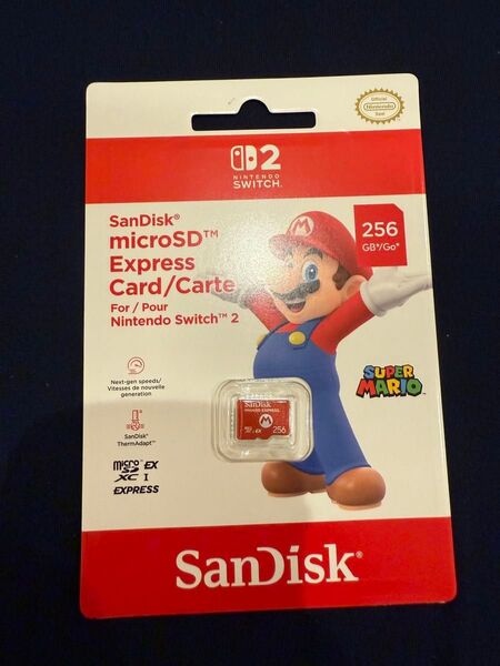 SanDisk microSDXC 256GB for Nintendo Switch2 新品未開封