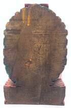 木製手彫りガネーシャ像（歓喜天）富と智恵の神◆インド-L2_画像3