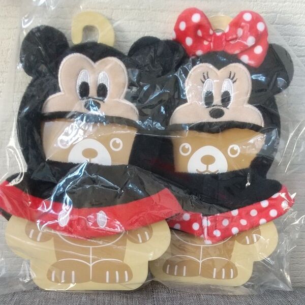 ディズニーユニベアシティ ぬいぐるみ専用ポンチョ ミッキーミニーセット