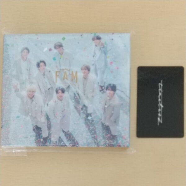 timelesz FAM ユニバーサル盤 CD プレイリストカード