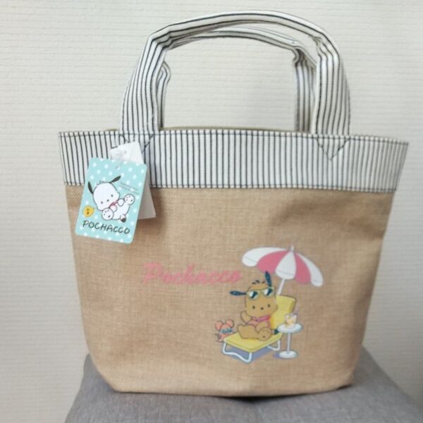 サンリオしまむら日焼けシリーズ トートバッグ ポチャッコ