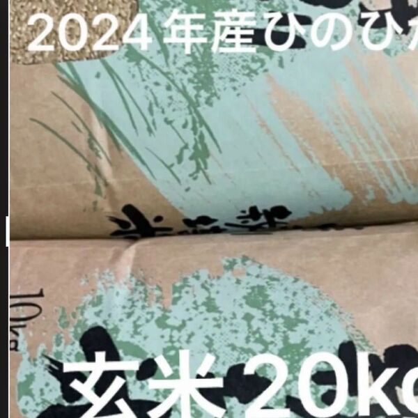 2024年産ヒノヒカリ玄米20kg