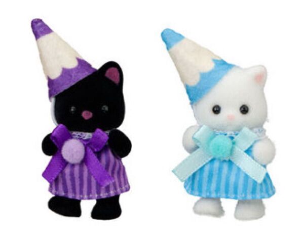 新品 シルバニアファミリー にぎやか赤ちゃん -いろえんぴつ- ペルシャネコの赤ちゃん ほしぞらネコの赤ちゃん