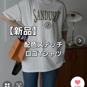 【ArmsMuseum】配色 アウトロック エンブレム カレッジTシャツ