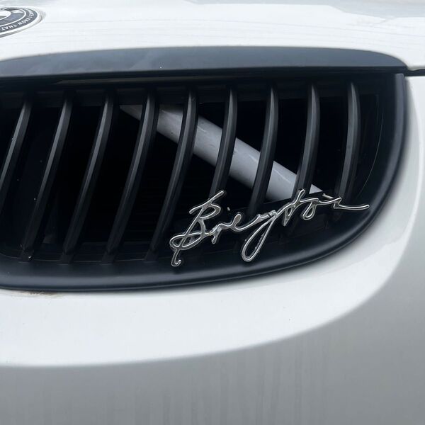 bmw e90 前期グリル 希少ブレイトンエンブレム付