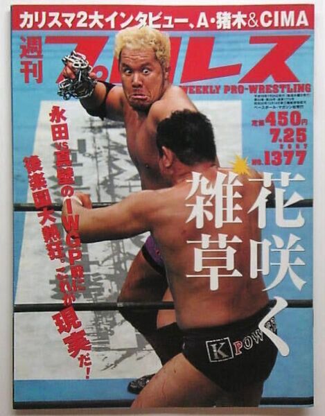 週刊プロレス 1377 真壁刀義 田口隆祐 飯伏幸太 後藤洋央紀 CIMA
