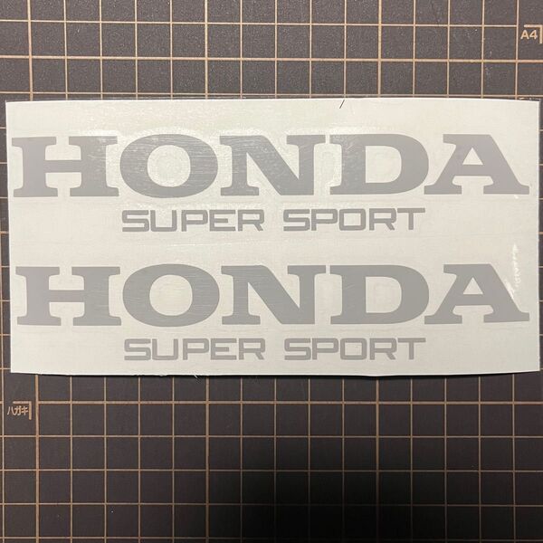ホンダ カッティングステッカー 2枚セット 転写シート付き 旧車 ステッカー HONDAつ
