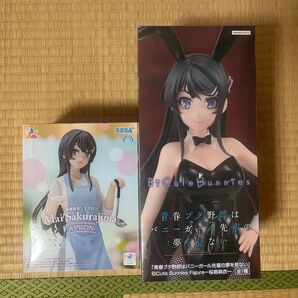 【箱つぶれあり】桜島麻衣 青春ブタ野郎はバニーガール先輩の夢を見ない バニー エプロン 2種セット