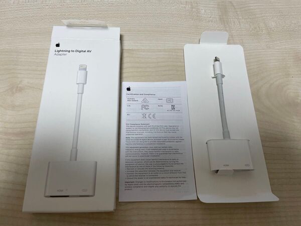 【純正】Lightning -Digital AVアダプタ A1438 アップルApple