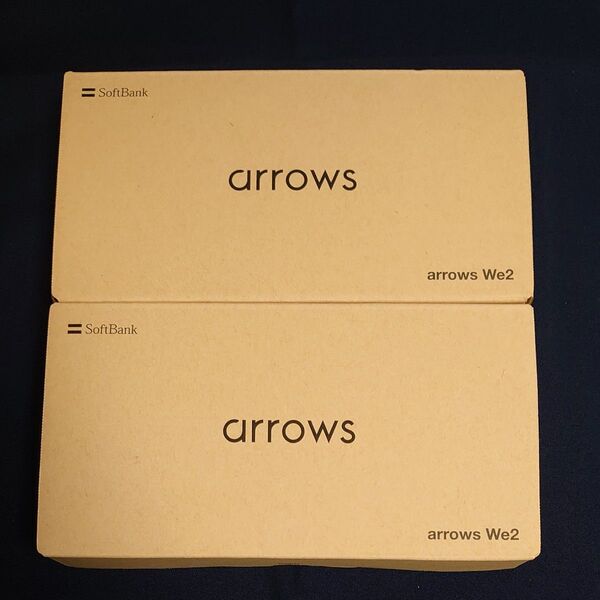 【新品未使用①】Arrows We2 ネイビーグリーン&ミストホワイト 2台セット SIMフリー SoftBank一括購入品