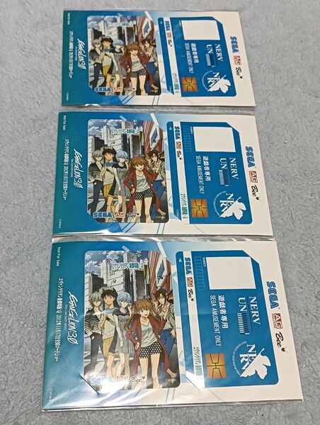 エヴァンゲリオン新劇場版 ICカードステッカー3枚セット