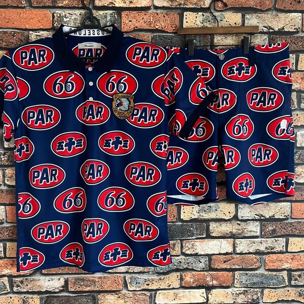 RUSSELUNO ゴルフ セットアップ ゴルフウェア ポロシャツ ハーフパンツ ズボン ゴルフシャツ 半袖Tシャツ ラッセルノ