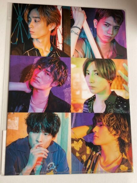 SixTONES ストーンズ Feel da CITY ツアーグッズ クリアファイル 集合