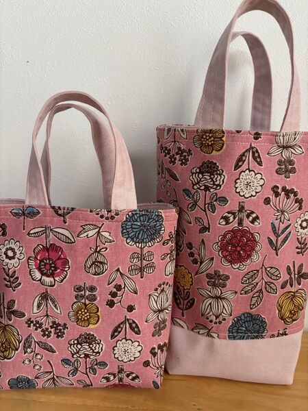 6h ミニトートバッグ 2枚セット ハンドメイド