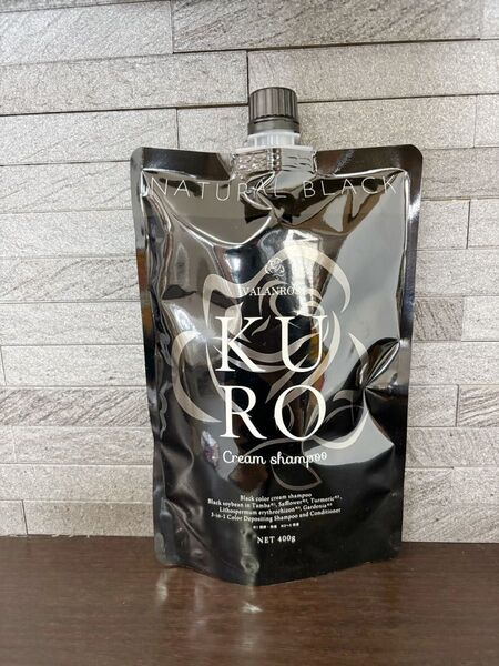 VALANROSE KURO クリームシャンプー ナチュラルブラック 400g