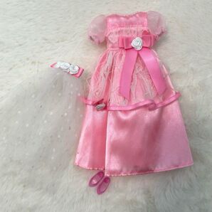 リカちゃん人形 ローズ ドレス ワンピース 服