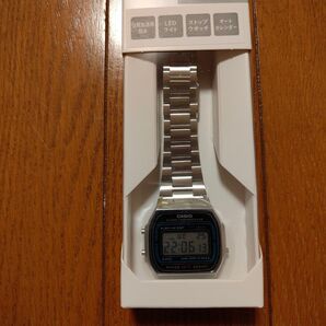 新品未使用 腕時計 カシオ CASIO Collection STANDARD A164WA-1QJH (シルバー)チープカシオ