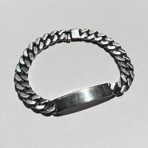Special 60‘s フランス製 シルバー800 IDブレスレット 蟹刻印 ホールマーク French Vintage