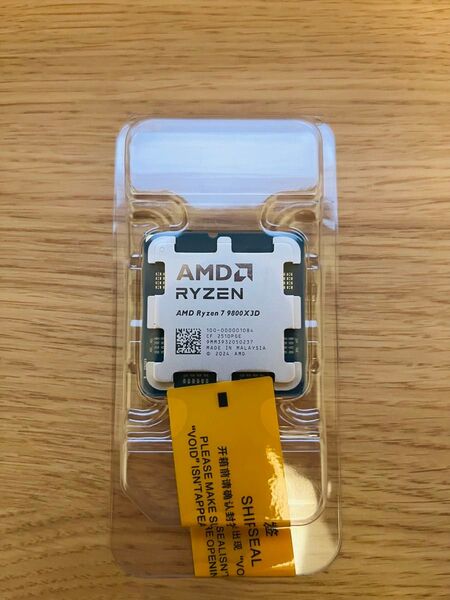 新品 AMD Ryzen 7 9800X3D 動作保証