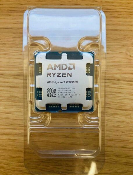 新品 AMD Ryzen 9 9900X3D 動作保証