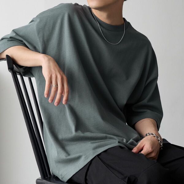 半袖Tシャツ S ブルーグレー