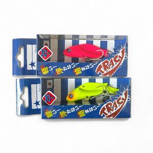 未使用 トレイシー 25g ブルーブルー 鉄板バイブ シーバスルアー 2個セット
