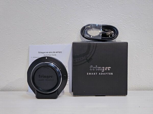 Fringer FR-NFTG1(ニコンFマウントレンズ → 富士フイルムGFX Gマウント変換)電子マウントアダプター