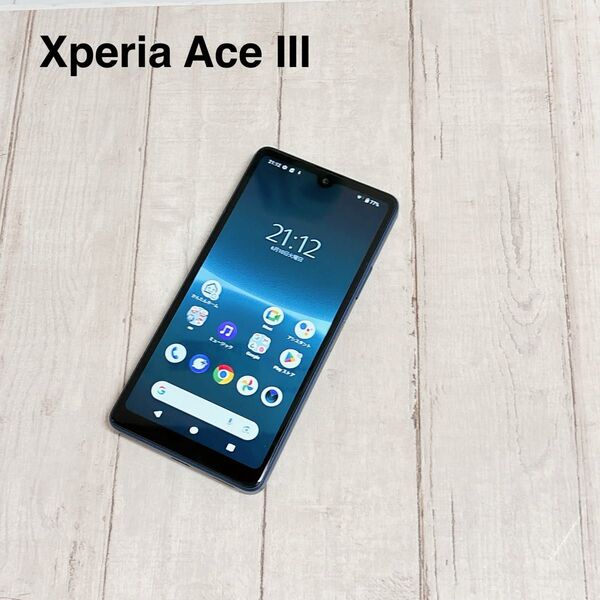 SONY Xperia Ace III SOG08 ブルー 本体 SIMフリー