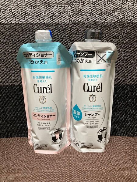 花王 キュレル Curel シャンプー コンディショナー 340ml 各1個