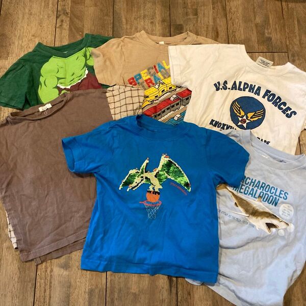 22着 まとめ売り子供服 Tシャツ パンツ ズボン キッズ 子供 男の子 パジャマ 夏 半袖 半ズボン 110
