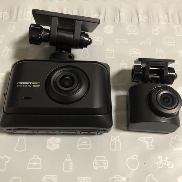 コムテック ZDR-016 ドライブレコーダー 前後2カメラ
