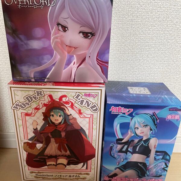 フィギュア 初音ミク ネオンサイバー 赤ずきん ぬーどるストッパーフィギュア オーバーロード シャルティア 水着 まとめ売り